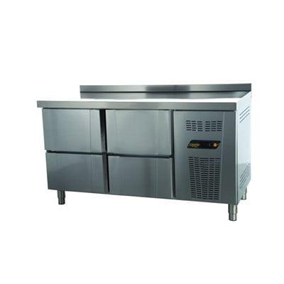 Ndustrio Tezgah Tipi Buzdolabı Gastronorm Seri 4 Çekmeceli TPG-72-4D