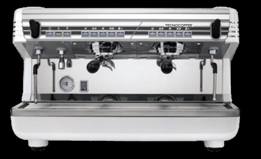 Nuova Simonelli 2 Gruplu Full Otomatik Espresso Makinesi Yüksek Kaşık By Tecnocoffee Appia II, Vol.