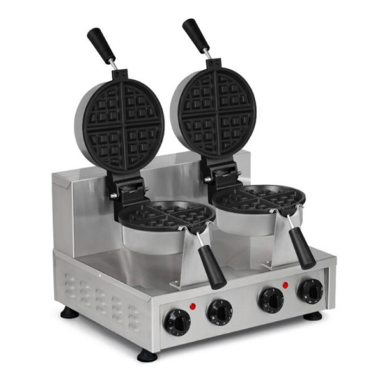 Omake Elektrikli Special Kare Model Çiftli Waffle Makinesi Dönerli Zamanlayıcılı WFL12.E22.0101.Z5F