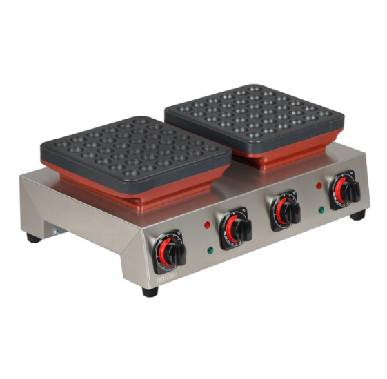 Omake Elektrikli Manuel Poffertjes Model Çiftli Pankek Makinesi Zamanlayıcılı PFR01.E21.1001.Z5F