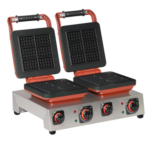 Omake Elektrikli Mini Belçika Model Çiftli Waffle Makinesi Zamanlayıcılı WFL21.E22.0301.Z50