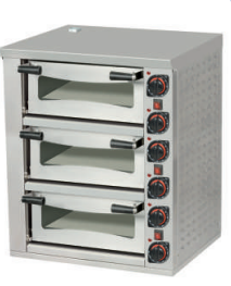 Omake Elektrikli Pizza Fırını Üç Katlı 72x72 FPZ01.E31.0703.U50