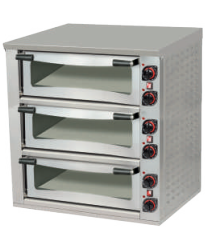 Omake Elektrikli Pizza Fırını Üç Katlı 62x62 FPZ01.E31.0603.U50