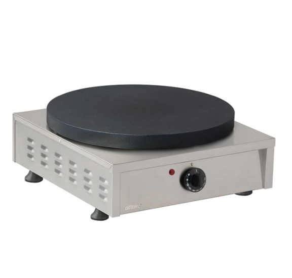 Omake Elektrikli Teflon Düz Tekli Krep Makinesi KRP04.E11