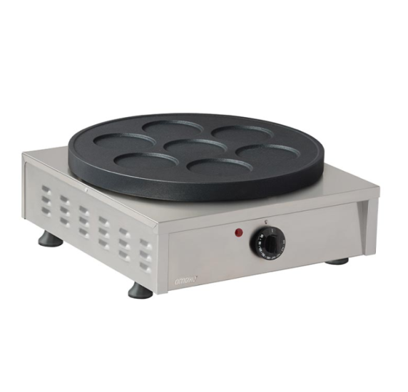 Omake Elektrikli Tekli Teflonlu 7 Bölmeli Krep Makinesi KRP04.E11