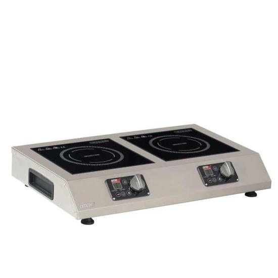 Omake Cam Yüzeyli İkili İndüksiyon Ocak, 2x2000 W, Elektrikli IND11.I25.2000.Z5F