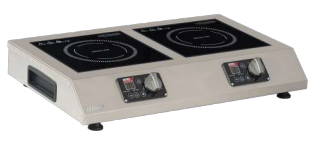 Omake Cam Yüzeyli İkili İndüksiyon Ocak, 2x1800 W, Elektrikli IND11.I25.1800.Z5F