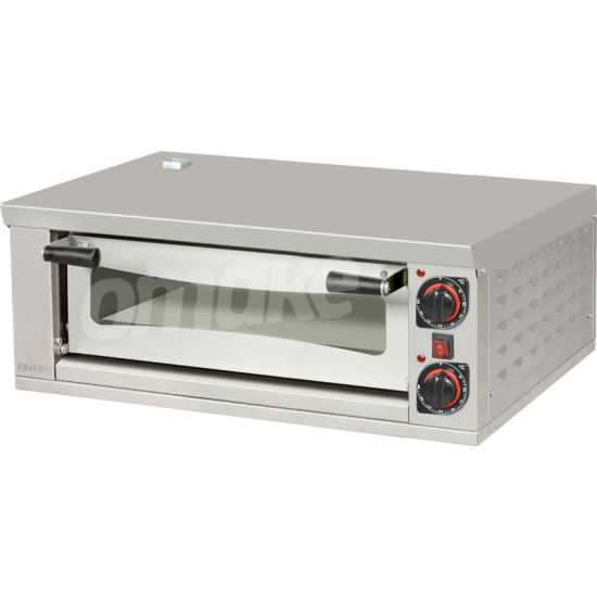 Omake Tek Katlı Pizza Fırını Elektrikli 4x 25 Cm Kapasiteli FPZ01.E11.0501.Z50