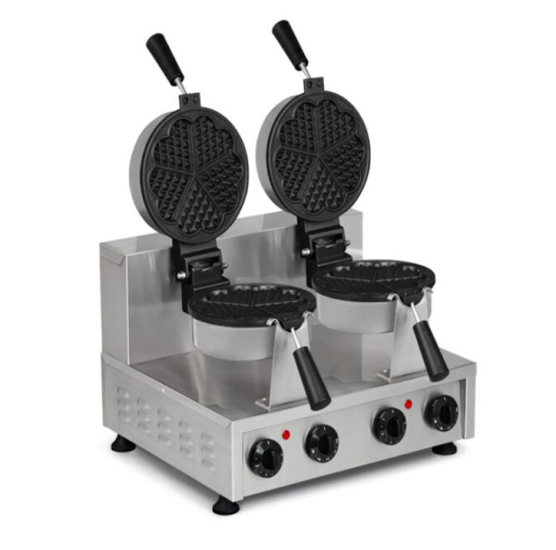 Omake Special Kalp Model Çift Waffle Makinesi Dönerli Zamanlayıcılı WFL12.E22.0201.Z5F