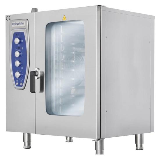 Öztiryakiler 10 Tepsili Elektrikli Konveksiyonlu Fırın Kızaklı 10x2/1 Kapasiteli 7890.10G21.01