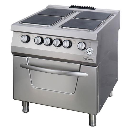 Öztiryakiler 4 lü Elektrikli Fırınlı Kuzine 80x90x85 900 Seri 7865.N1.80908.11