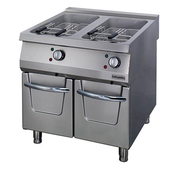 Öztiryakiler Elektrikli Dolaplı Fritöz 80x90x85 900 Seri 7856.N1.80908.02