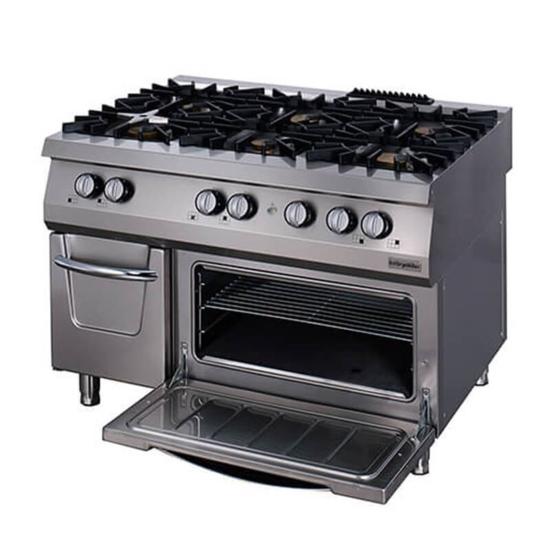 Öztiryakiler Gazlı 6 lı Kuzine 120x90x85 900 Seri 7865.N1.12908.10
