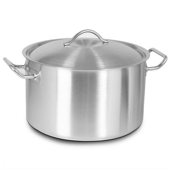 Öztiryakiler Kapaklı Silindirik Tencere, 10 Litre, 28x17 cm