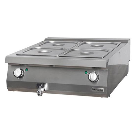 Öztiryakiler Set Üstü Benmari Elektrikli 80x90x30 GN Kaplar Hariç 900 Seri 7854.N1.80903.11