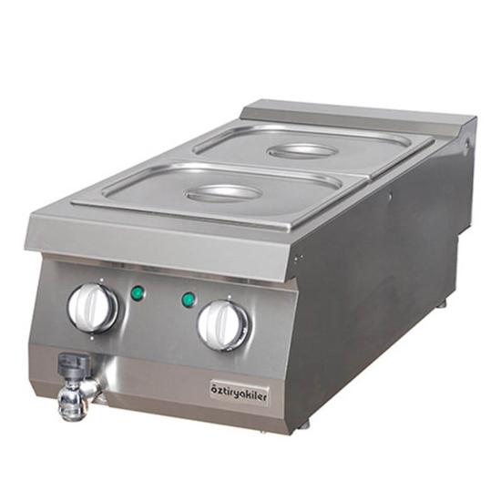 Öztiryakiler Set Üstü Benmari Elektrikli 40x90x30 GN Kaplar Hariç 900 Seri 7854.N1.40903.11