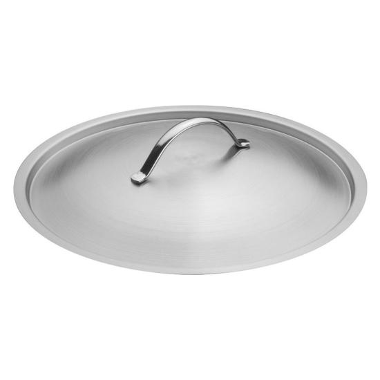 Öztiryakiler Silindirik Tencere Kapağı, Bombeli, Mat, 24 cm