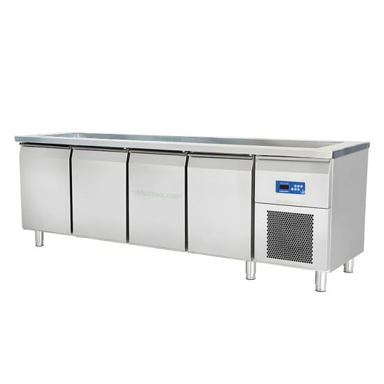 Öztiryakiler Soğuk Servis Bankosu, 240x70 cm, Tag 470.24 Ntv