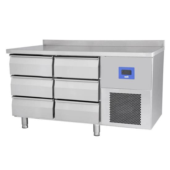 Öztiryakiler TAG 270 NMV Altı Çekmeceli Tezgah Tip Buzdolabı 131x70x85 79E4.27NMV.03