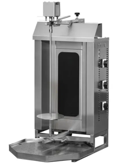 Pimak 3 lü Üstten Motorlu Elektrikli Döner Ocağı 50x70x92 cm M077-3C