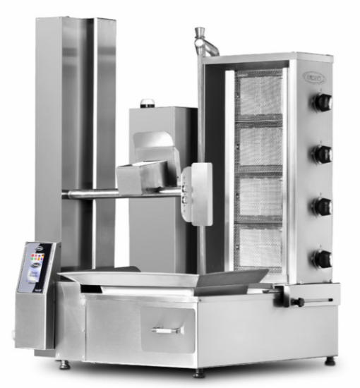Pimak 4 Radyanlı Gazlı Otomatik Döner Robotu PDR80-G