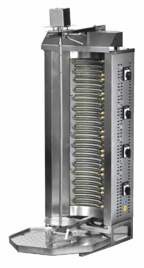 Pimak Elektrikli 8 Radyanlı Döner Ocağı Üstten Motorlu 50x60x105 cm M077-4D