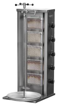 Pimak Ekonomik 5 li Döner Ocağı LPG ve Ce Belgeli 47x52x120 cm DO8/M78