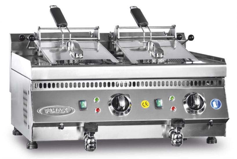 Pimak Elektrikli Fritöz 10+10 Litre 70x60x30 M169-1