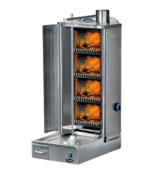 Pimak Kömürlü Lavtaşlı Alttan Motorlu Döner Makinesi 98 Kg M77-(3L)