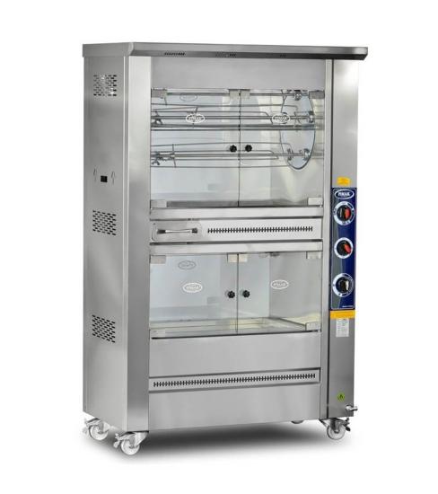 Pimak Elektrikli Piliç Çevirme Makinesi Tamburlu Dinlendirmeli 20 Piliç Kapasiteli M007-E