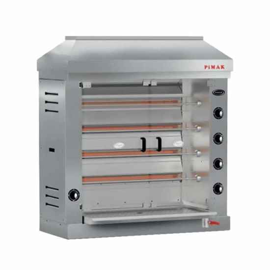 Pimak Radyanlı Piliç Çevirme Makinesi 113 Kg M003R