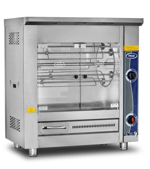 Pimak Set Üstü Tamburlu Gazlı Piliç Çevirme Makinesi 20 Piliç Kapasiteli PI1/M005