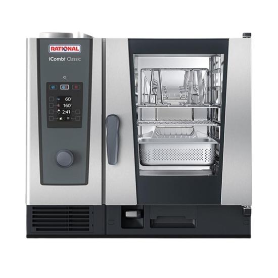 Rational 6 Tepsili Buhar Konveksiyonlu Elektrikli Fırın 6x1/1 iCombi Classic ICC61E