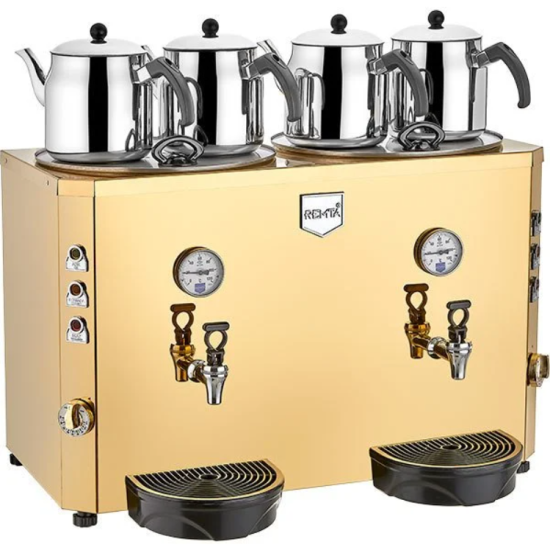 Remta Şamandıralı 4 Demlikli Elektrikli Jumbo Çay Makinesi DE13S