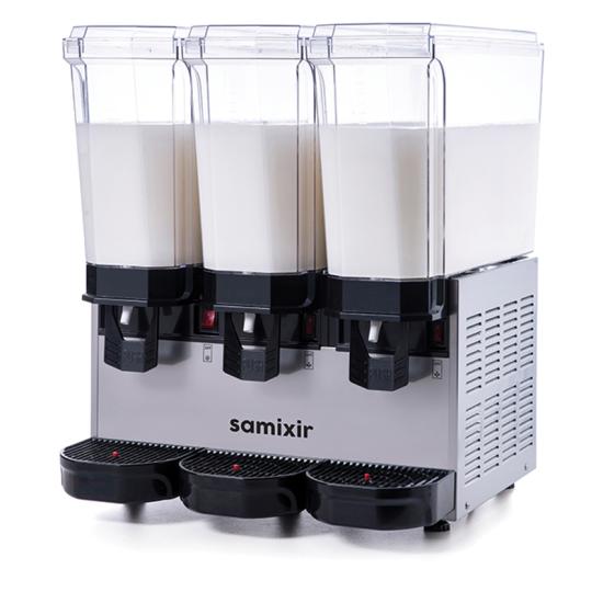 Samixir 60.MMMI Klasik Triple Soğuk İçecek Dispenseri, 20+20+20 Lt, 3 Karıştırıcılı, Inox