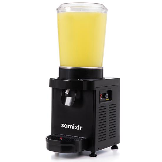 Samixir M10 Panoramik Soğuk İçecek Dispenseri, 10 Lt, Karıştırıcılı, Siyah