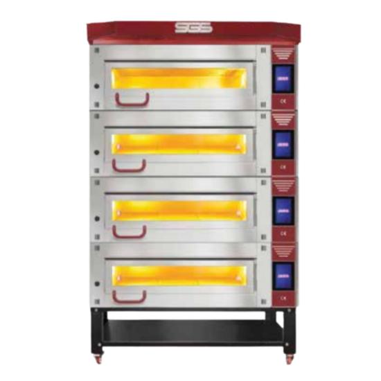 SGS Baklava Pasta Börek Fırını Dört Kat Taşıma Standlı MQ 800-1