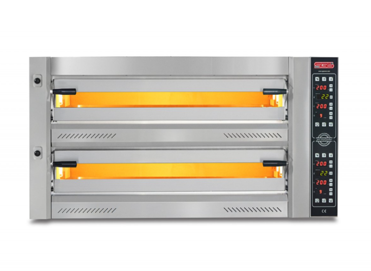 SGS Tava Kapasiteli Pizza Fırını Üstten Açılmalı Kapak PZ 10575 DE