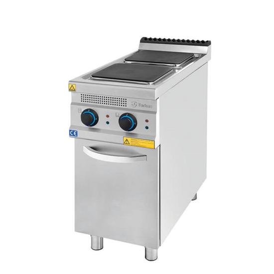 Turhan Çelik 2 li Elektrikli Ocak Alt Dolaplı 40x93x85 cm TC.9OCE400