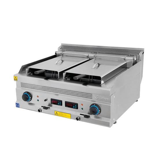Turhan Çelik Elektrikli Dijital Fritöz 12+12 Litre 80x70x30 cm TC.7FED800