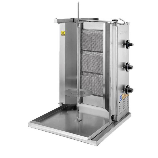 Turhan Çelik 3 Lü Sabit Döner Ocağı Gazlı TC.DNG100