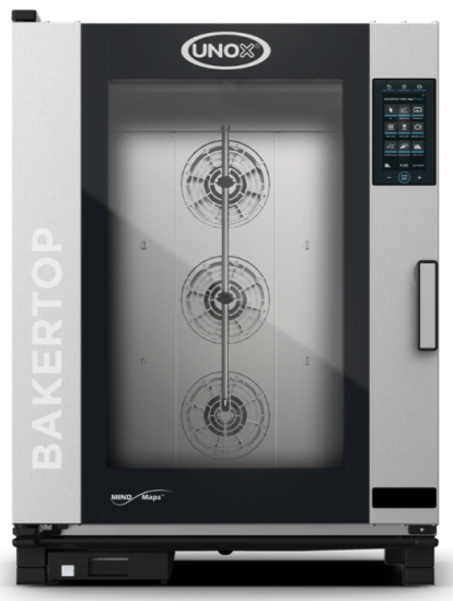 Unox Gazlı Patisseri Combi Fırın Dijital Bakertop Plus 10 Tepsili Fırın 40x60 cm XEBC-10EU-GPRM