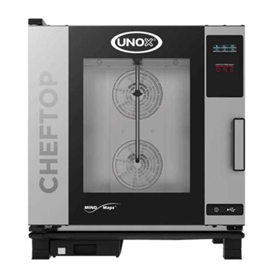 Unox Elektrikli Combi Fırın Dijital Cheftop 7 GN 1/1 Kapasiteli Fırın XEVC-0711-E1RM