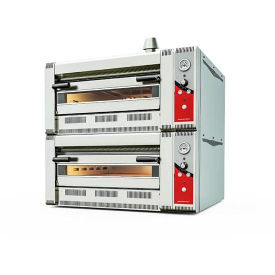 Venarro Çift Katlı Pizza Fırını Gazlı 34 cm x 4+4 Pizza Kapasiteli DYP-4+4GS
