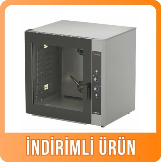 Vital 10 Tepsili Konveksiyonlu Patisserie Fırın Manuel Elektrikli 40x60 NEVO-10EM