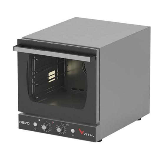 Vital 4 Tepsili Konveksiyonlu Patisserie Fırın Manuel Elektrikli 4xGN2/3 NEVO-02EM