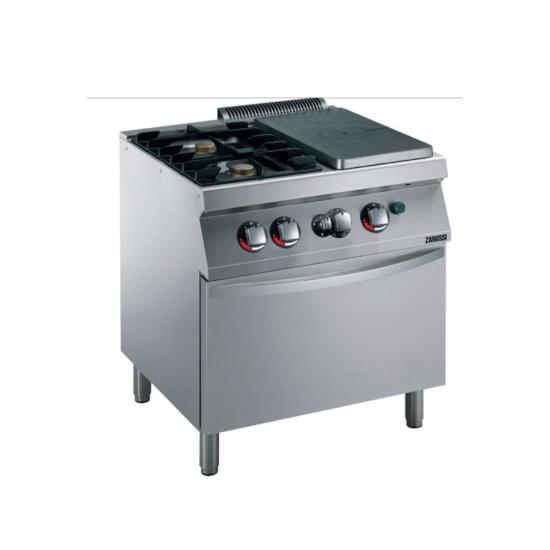 Zanussi Gazlı 2 Açık Ateş + 1/2 Kapalı Ateşli Kuzine Ocak 80x70x85 cm 372009