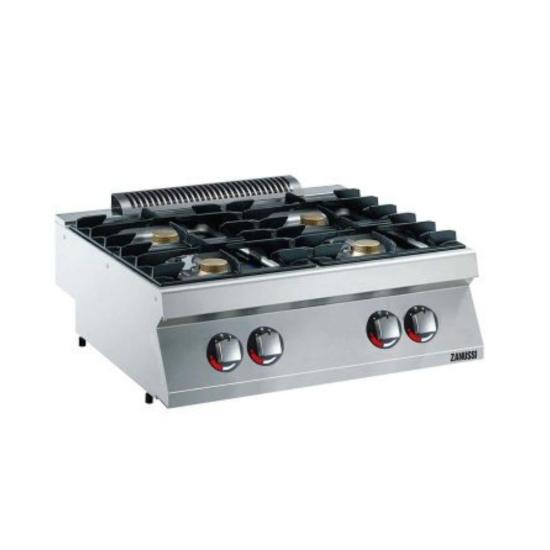 Zanussi Set Üstü Ocak 4 Gözlü Gazlı 80x70x25 cm 372001