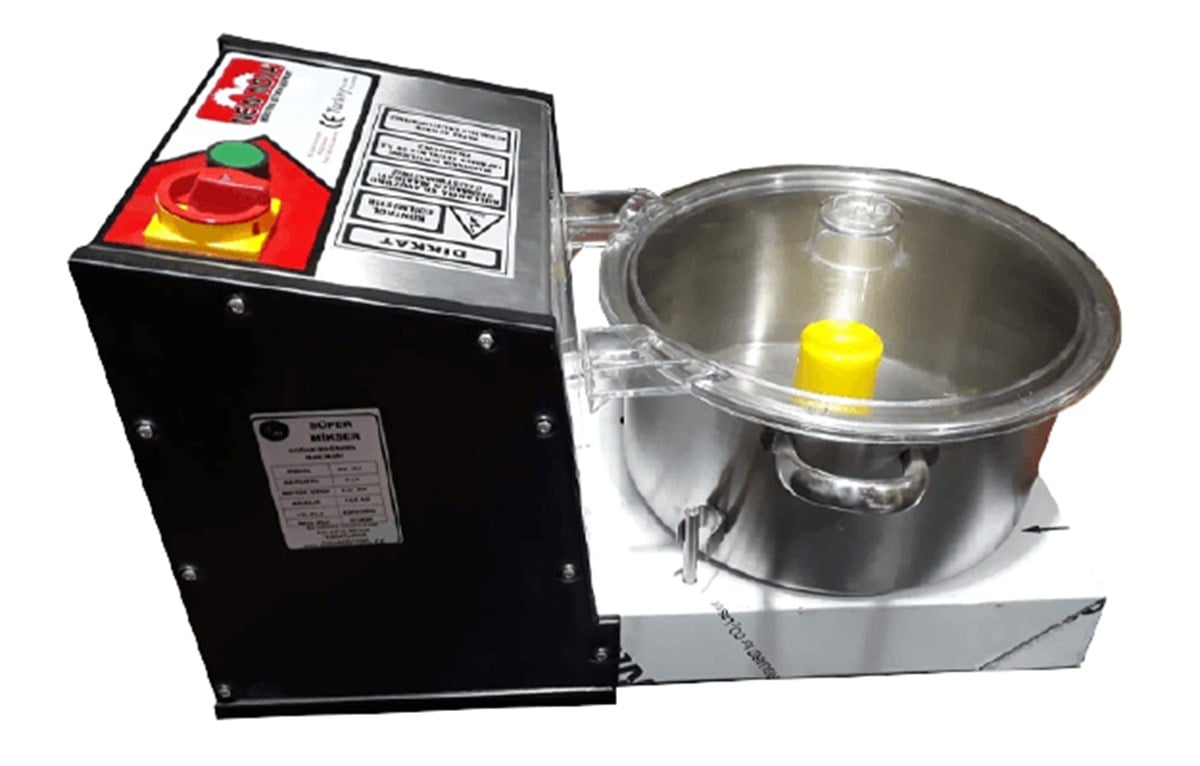 Süper Mikser Soğan Doğrama Makinesi Inox Sensörlü SM 101 SEN