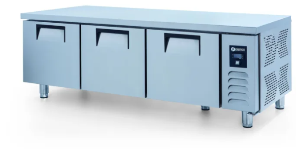 İceinox Tezgah Tip Buzdolabı 3 Kapılı - Kısa Model CTN 515 CR